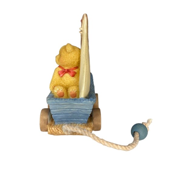 1999 Cherished Teddies Antique Sail Boat With Mini Bear Figurine NEW #537241 - Picture 3 of 10